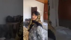 Бабушка 90 лет в Чечне.