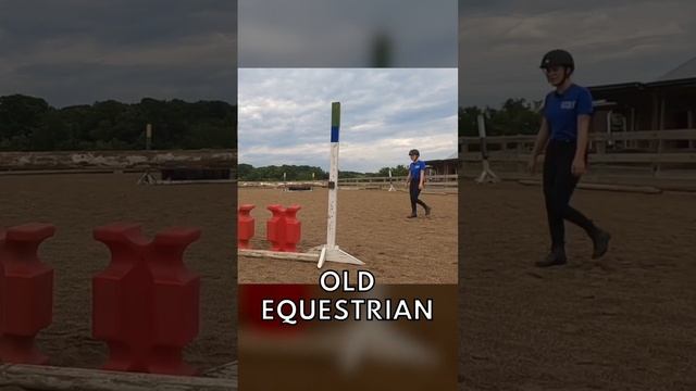 Young Vs. Old Horse Rider Jumping смотреть онлайн