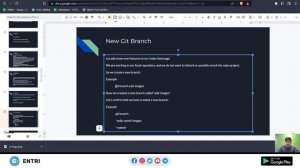 What is Git & Git hub in telugu | Video -2 Branching & control | Coding with Entri Elevate Telugu