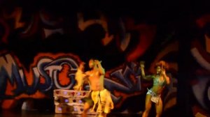 Dance of primitive people. Танец первобытных людей