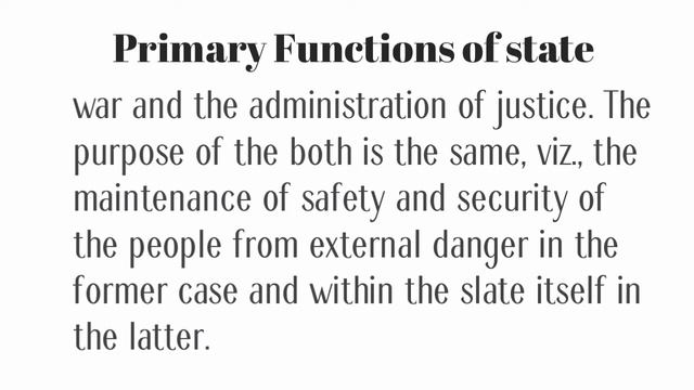 Functions of the state//primary Functions//secondary Functions -Arslan Saleem