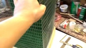 Амадины , Клетка для птиц своими руками часть 2