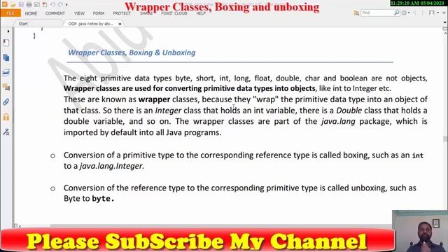 Wrapper Classes in Java Tutorial | Boxing and Unboxing | What is Wrapper classes in java in Hindi