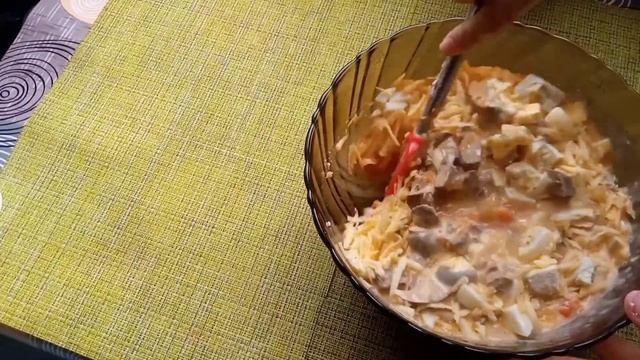 Очень вкусное блюдо с куриной печенью, запечённая в духовке под сыром ? смотреть онлайн