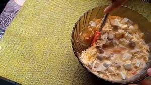 Очень вкусное блюдо с куриной печенью, запечённая в духовке под сыром ?