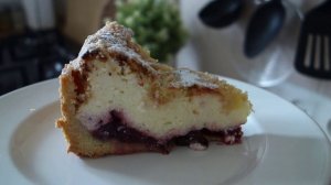 ТВОРОЖНЫЙ ПИРОГ С  ВИШНЕЙ