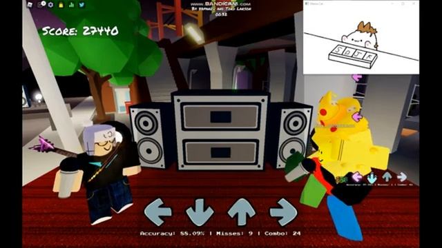 ROBLOX FUNKY FRIDAY WITH BONGO CAT!! смотреть онлайн