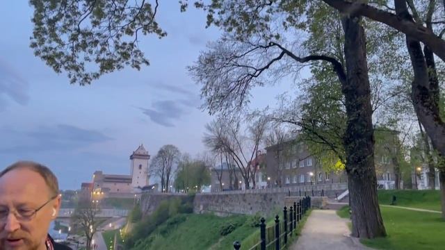 Нарва .Эстония . Первый репортаж в отпуске . Знакомство. Граница Эстонии и России .15,05,2021 смотреть онлайн