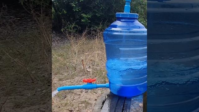 Restoring plastic bottle To make Auto Pump From Deep Well, #freeenergy # Auto pump #pvc