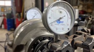 Замена шатуна. Перепресовка и проверка на биение в центрах коленвала на квадроцикл Grizzly YFM 700.