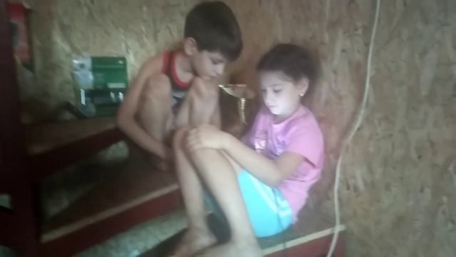 Папа с сыном строят сарай из шпал.Суп из баклажан.Брынза.Козы. смотреть онлайн