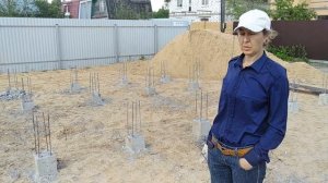 Фундамент на ж/б сваях под дом из газобетона. Отзыв Заказчика о работе СК "Основание"