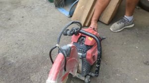 Lot 8 Hawaiian Rent All Tools Equipment Auction Hilti DSH 700-X Hand Held Gas Saw