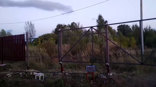 Откатные ворота на участке смотреть онлайн