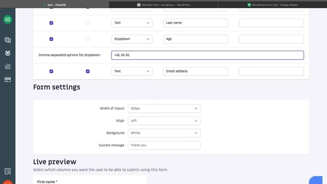 Generate HTML form that submits data from your WordPress site to Google Sheets смотреть онлайн