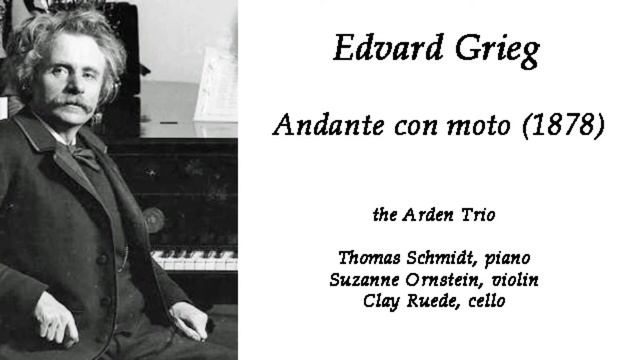 Grieg Andante con moto for Piano Trio смотреть онлайн