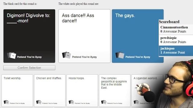 MOST OFFENSIVE GAME EVER... CONTINUES! (Cards Against Humanity) смотреть онлайн