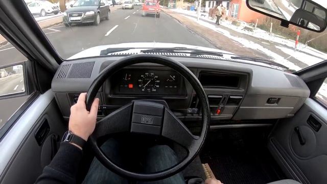 Opel Corsa A 1.2 1987 POV Test Drive смотреть онлайн