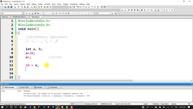 Operators : Binary Operators | Lecture 10 | NativeCode IT Solution | Tayyab Husain | C programming