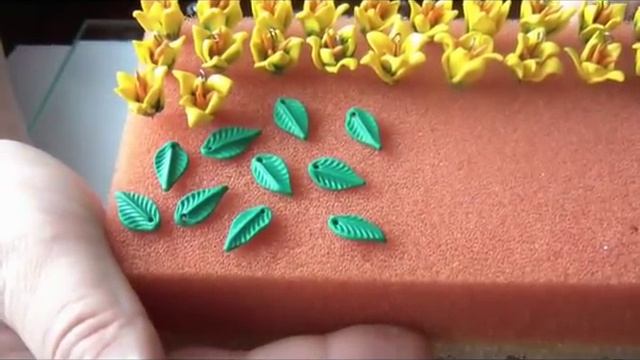 Комплект "Желтые крокусы" из полимерной глины смотреть онлайн