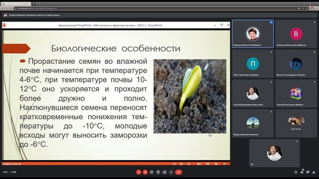 Агроинженерия - Лекция 2021-12-16 Лекция "Масличные и эфиромасличные культуры"