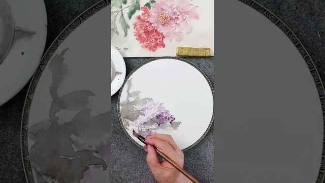 peony flower Chinese Painting tiktok