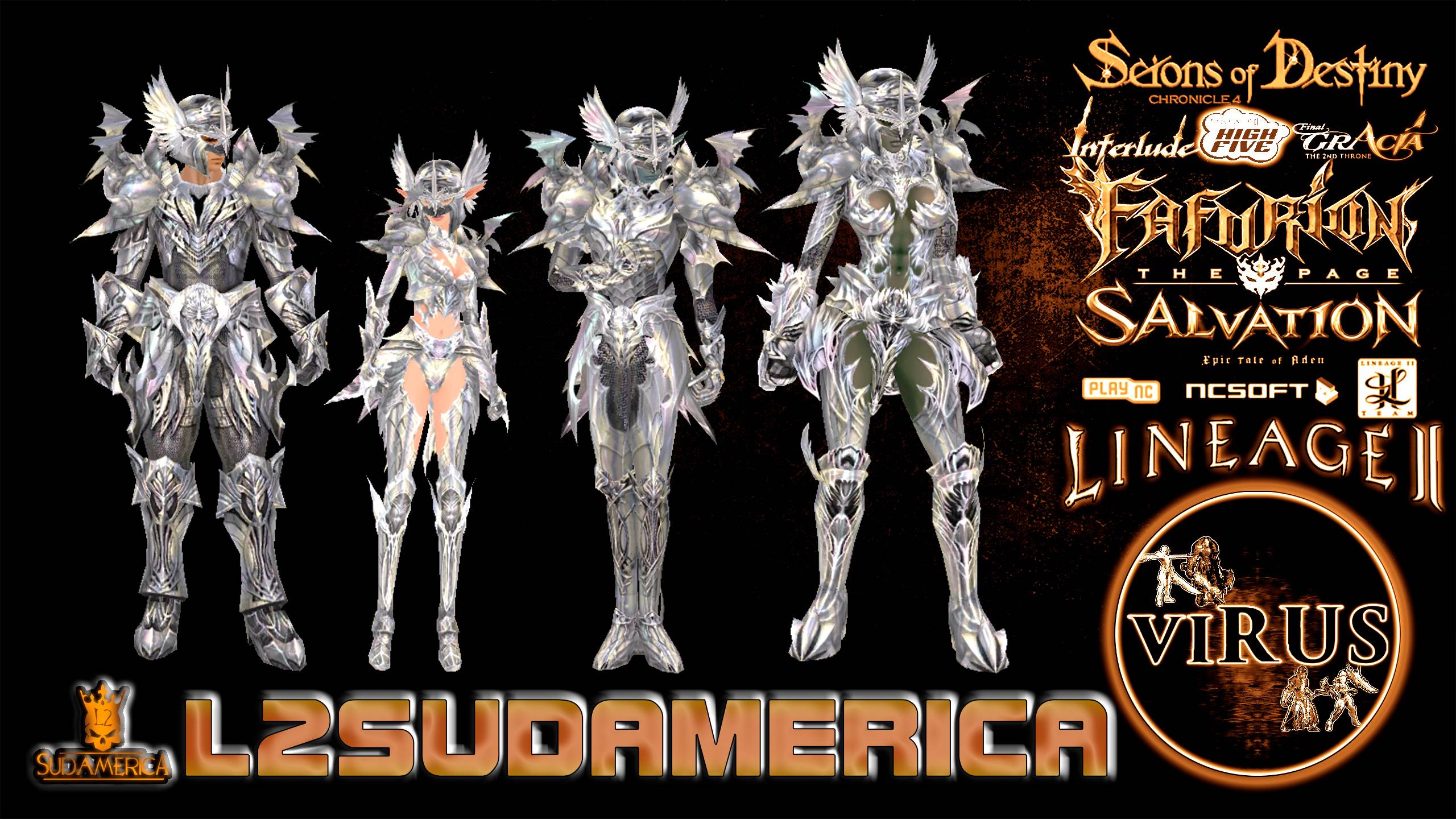 Suit for the www.L2SudAmerica.Com server. Lineage II-Interlude ◄√i®uS►