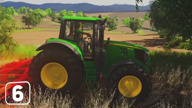 Farming Simulator 19: TOP 10 BEST JOHN DEERE TRACTORS смотреть онлайн