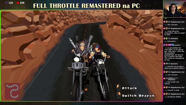 Życie na PEŁNYM GAZIE - przechodzimy Full Throttle - klasyczną przygodówkę Lucasfilmu смотреть онлайн