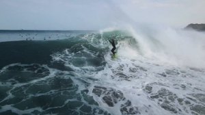 Sebastian Gomez SUP surfing Talara, Perú 2023 - INFINITY