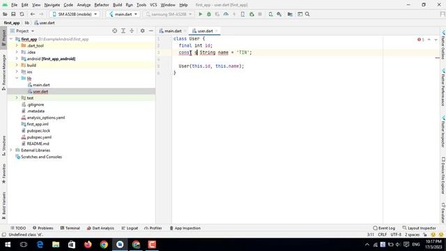 [Tự học Flutter - Bài 29] - Phân biệt const và final trong lập trình Flutter