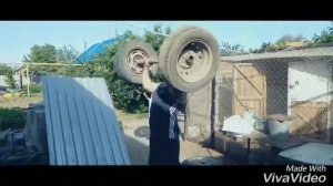СЕЛЬСКИЙ КАЧОК!!! Тренировка спины и плеч/Антонов Илья/тренажеры своими руками