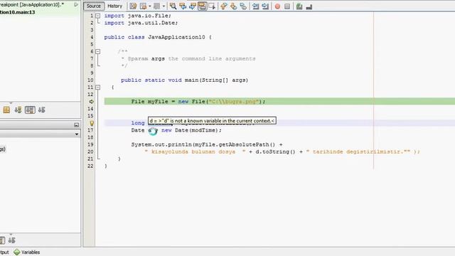 Java lastModified