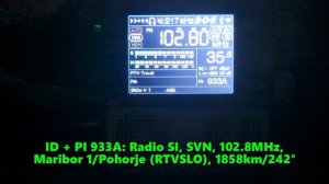 23.06.2024 19:01UTC, [Es], Radio SI, Словения, 102.8МГц, 1858км