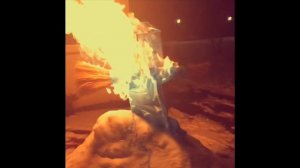 Burning man. Горящий человек.