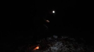 Ночевка в ПАЛАТКЕ С ПЕЧКОЙ ЗИМОЙ | Первый опыт | Курица на вертеле