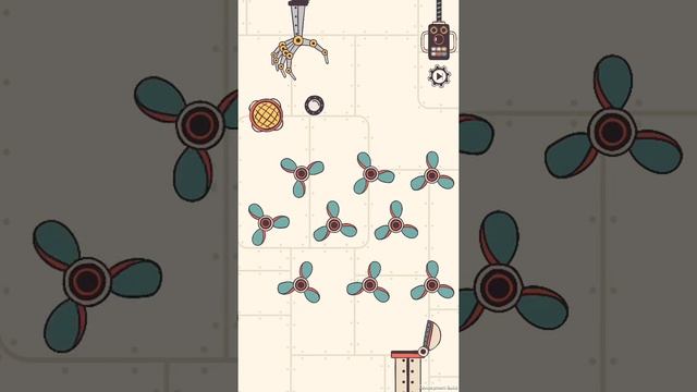 Steampunk Puzzle Physics Game. Stage 10. Level 155.