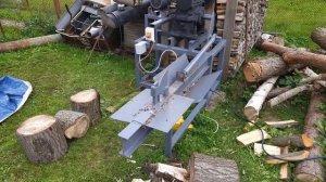 Механический дровокол из червячного редуктора, ч.2, The mechanical woodcuter pt.2 Eng sub