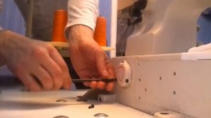 Замена масла в Плоскошовной швейной машинке