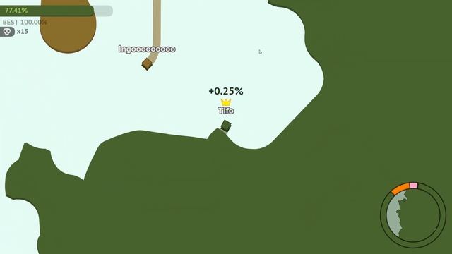 Paper.io 2 [Teams] Map Control: 100.00% смотреть онлайн