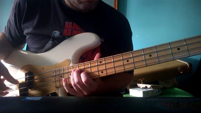 Fender Precision American Vintage '58 White Blonde turnaround bass solo смотреть онлайн