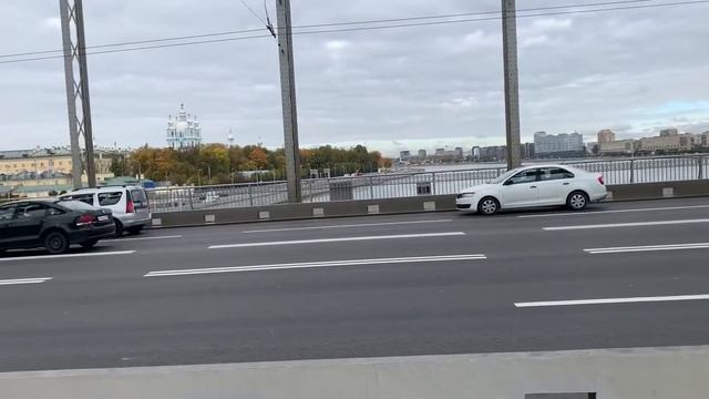 Осенний Петербург?/гуляем? Смольный собор/мост Петра Великого