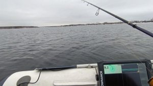 Судак в декабре на Рефти...обкатка нового эхолота lowrance elite 12 ti2