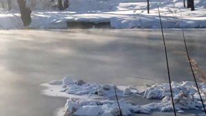 Горячий источник в томске на озере в микрорайоне "Спичфабрика"