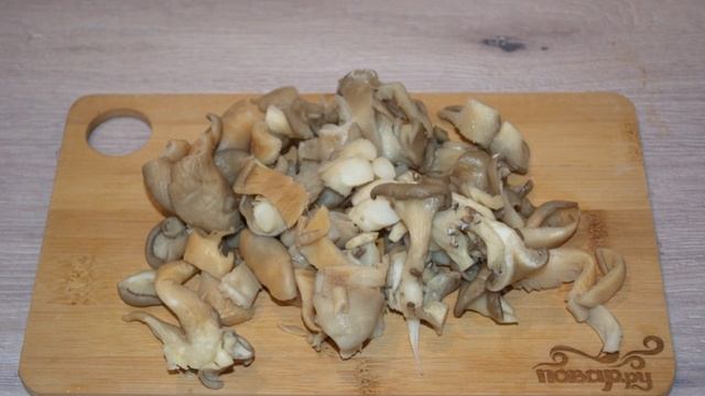 Вешенки, жаренные с луком
