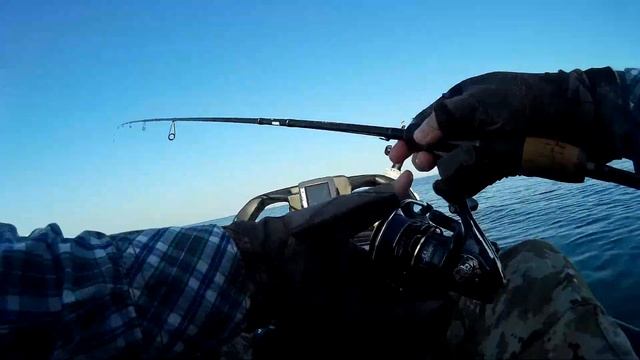 Рыбалка с каяка. Морской карась (Ласкирь). Анапа 19.08.2016 смотреть онлайн