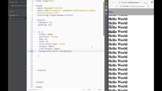Navbar - Fixed Top Navbar смотреть онлайн