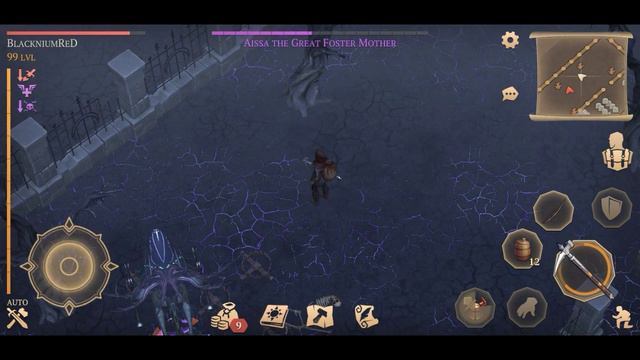 KILLING AISSA BOSS WITH WARHAMMER! PERFECT AISSA FIGHT 😱 - Grim Soul: Dark Fantasy Survival