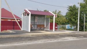 Кореновск. В городе установили две новые остановки.
