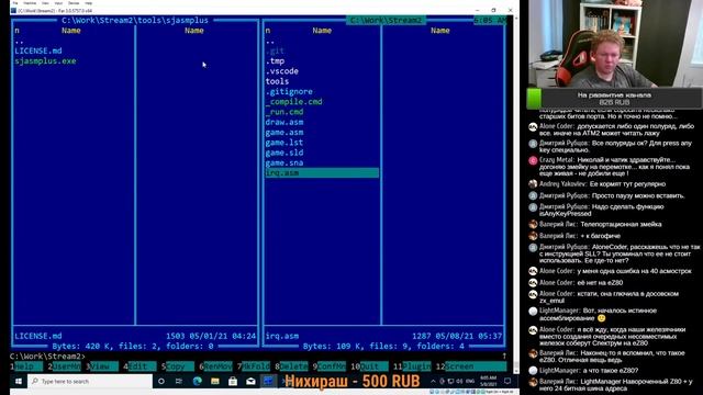 Ассемблер Z80: добиваем змейку смотреть онлайн